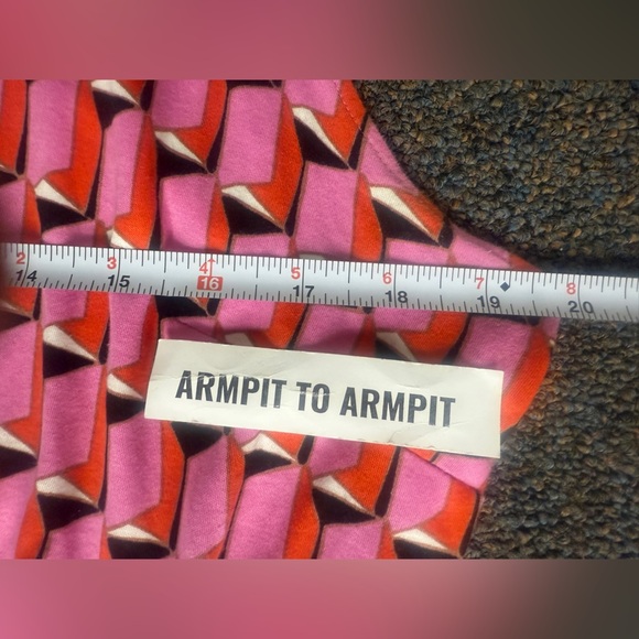 Diane Von Furstenberg Target Collared Sleeveless Pink Geo Jumpsuit Size Med. - Picture 5 of 9